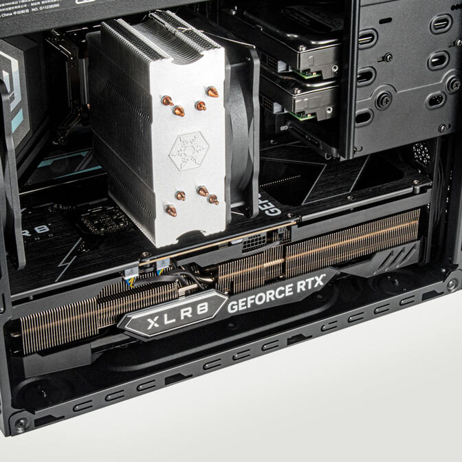 Silverstone SST-FA313-B Micro-ATX case image number 6