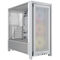 Corsair Frame 4000D RS ARGB PC case, Mid Tower, E-ATX, RGB, Tempered Glass - white
