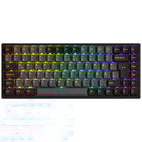 AKKO Black & Gold 3084B Plus Gaming Tastatur, RGB &ndash; Akko V3 Cream Yellow Pro Switches, ISO DE, schwarz & gold