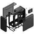 HYTE X50 Air Midi Tower - Pitch Black image number null