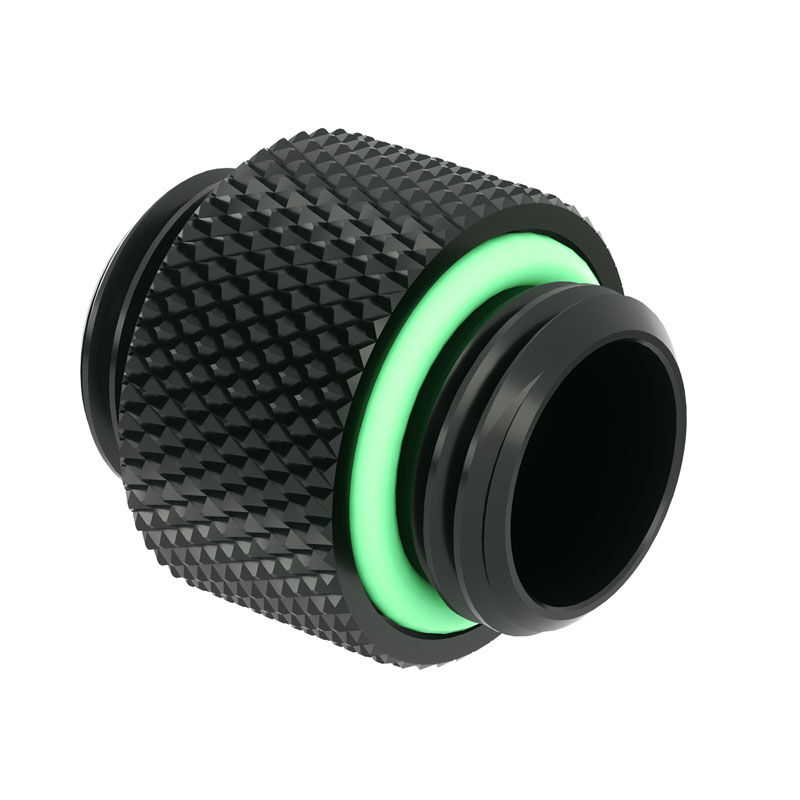Barrow Adapter gerade G1/4 Zoll AG auf G1/4 Zoll AG, 10mm - schwarz WABW-202
