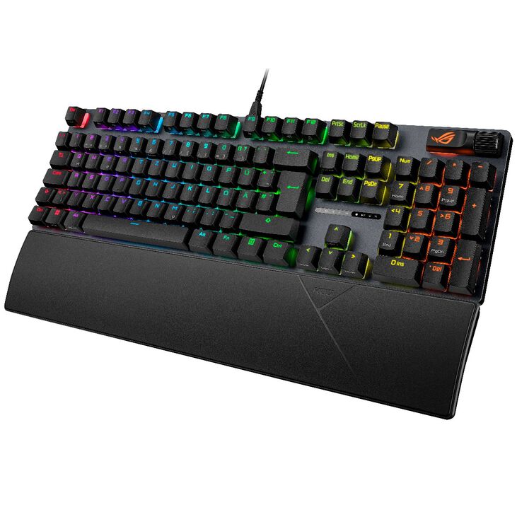 ASUS ROG Strix Scope II Gaming Keyboard, RGB - black, ROG NX Snow Switches image number 0