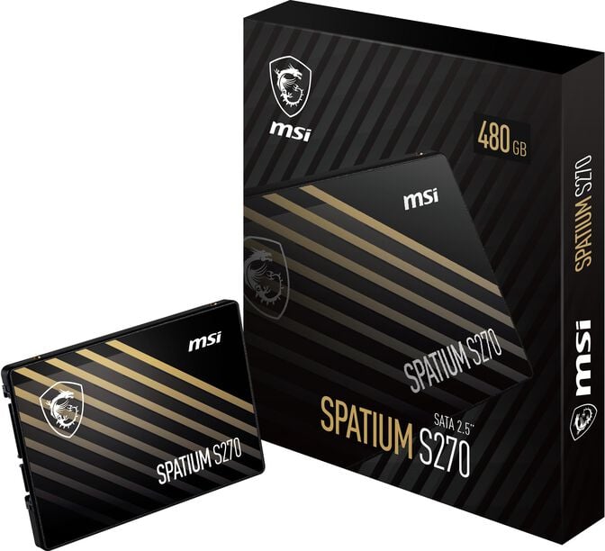 MSI SPATIUM S270 SSD, SATA 6G 2,5 Zoll - 480 GB image number 0