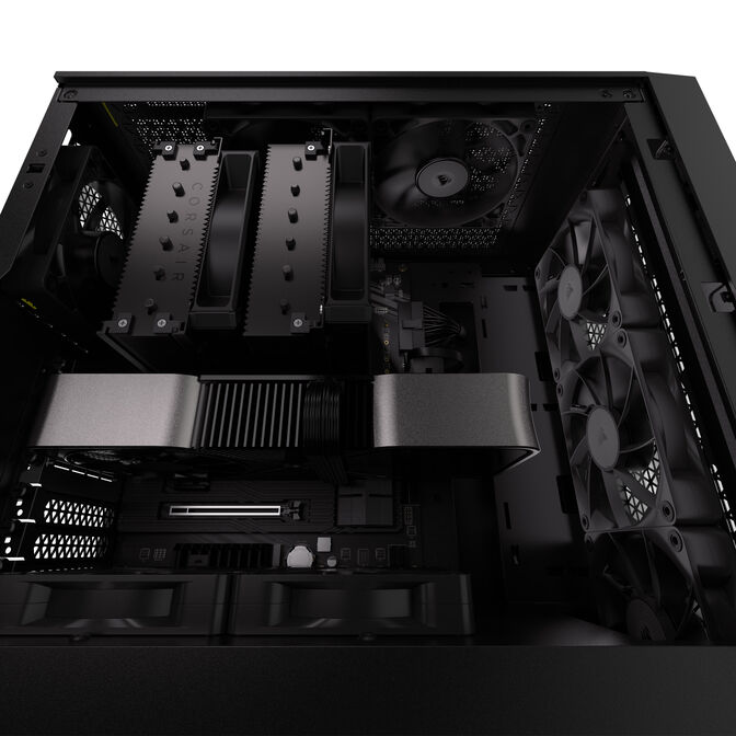 Corsair iCUE LINK RX120 Series, PWM L&uuml;fter 3er Pack - 120 mm, schwarz image number 7