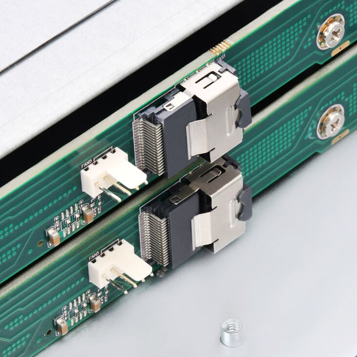 SilverStone RM21-308 Rackmount Server Case, 2U, Micro-ATX - black image number 9
