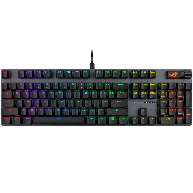ASUS ROG Strix Scope II Gaming Keyboard, RGB - black, ROG NX Snow Switches image number 3