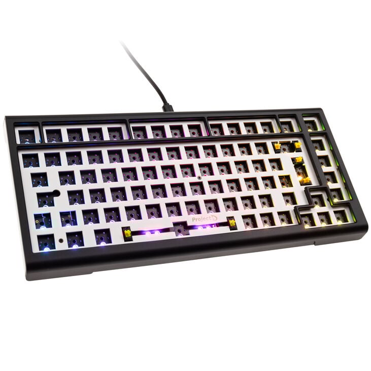 Ducky Tinker 75 Barebone Gaming Keyboard, RGB - black (ISO-DE) image number 0