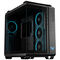 ASUS TUF Gaming GT502 Horizon PC Case, Mid Tower, ATX, Tempered Glass - Black
