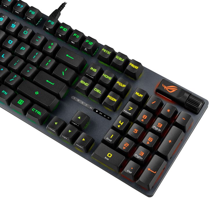 ASUS ROG Strix Scope II RX Gaming Keyboard, RGB - black, ROG RX Red Switches image number 5