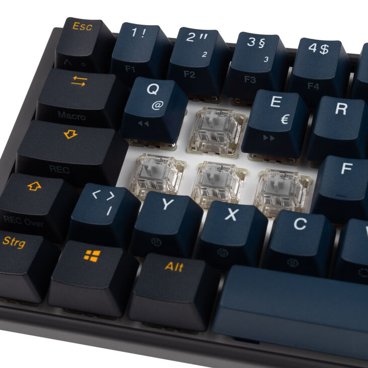 Ducky One 3 Pro Mini Nazca Line Gaming Tastatur, mechanisch, 8.000 Hz, Hot Swap, RGB - Cherry MX2A Speed Silver, ISO (DE) image number 4