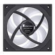 Jonsbo ZK-120BR ARGB Reverse Blade PWM Fan, 120mm, 3-Pack - black image number null