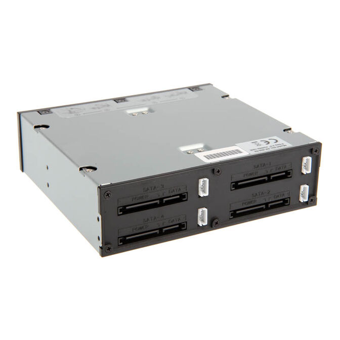 Akasa Elite 5,25 Zoll Laufwerksrahmen f&uuml;r vier 2,5 Zoll HDD/SSD image number 2