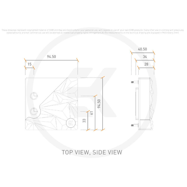 EK Water Blocks EK-Quantum Velocity² Edge D-RGB - 1700 Silver Special Edition image number 7