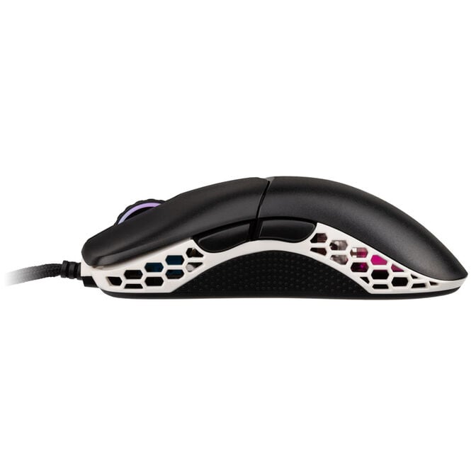 Ducky Feather Gaming Maus, ARGB - Omron Switches, schwarz/wei&szlig; image number 3