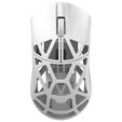 WLMOUSE Beast X Pro Solid Sides Gaming Mouse, Omron Optical Switches - White image number null