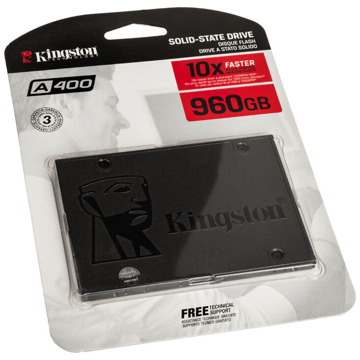 Kingston SSDNow A400 Series 2,5 Zoll SSD, SATA 6G - 960 GB image number 3