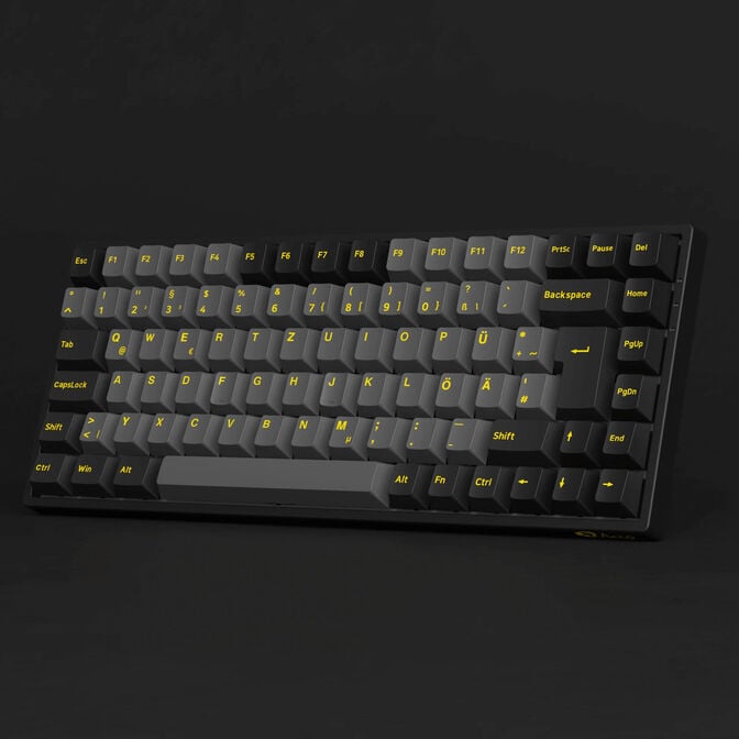 AKKO Black & Gold 3084B Plus Gaming Tastatur, RGB &ndash; Akko V3 Cream Blue Pro Switches, ISO DE, schwarz & gold image number 5