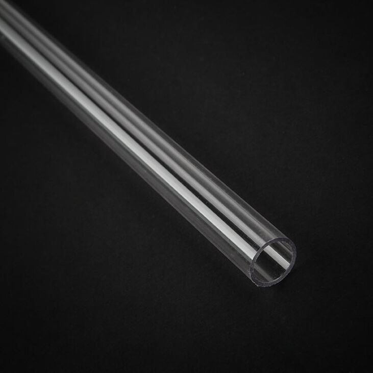 Bitspower None Chamfer PETG Link Tube 12/10mm, 50cm - transparent image number 0