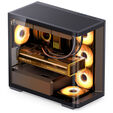 Jonsbo D300 Mid Tower, 270 degrees, Tempered Glass - Black image number null