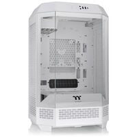 Thermaltake The Tower 300 PC-Geh&auml;use, Mini-Geh&auml;use, mATX, Tempered Glass - inklusive 2x 140-mm-L&uuml;fter, wei&szlig;