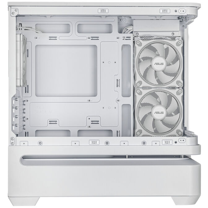 ASUS Prime AP202 ARGB PC-Geh&auml;use, Midi Tower, mATX, ARGB, Tempered Glass - wei&szlig; image number 7