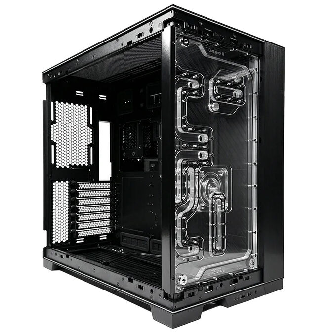 Stealkey Customs SK-Crosscool III Lian Li O11 DYNAMIC EVO RGB Distro Plate, RGB image number 3