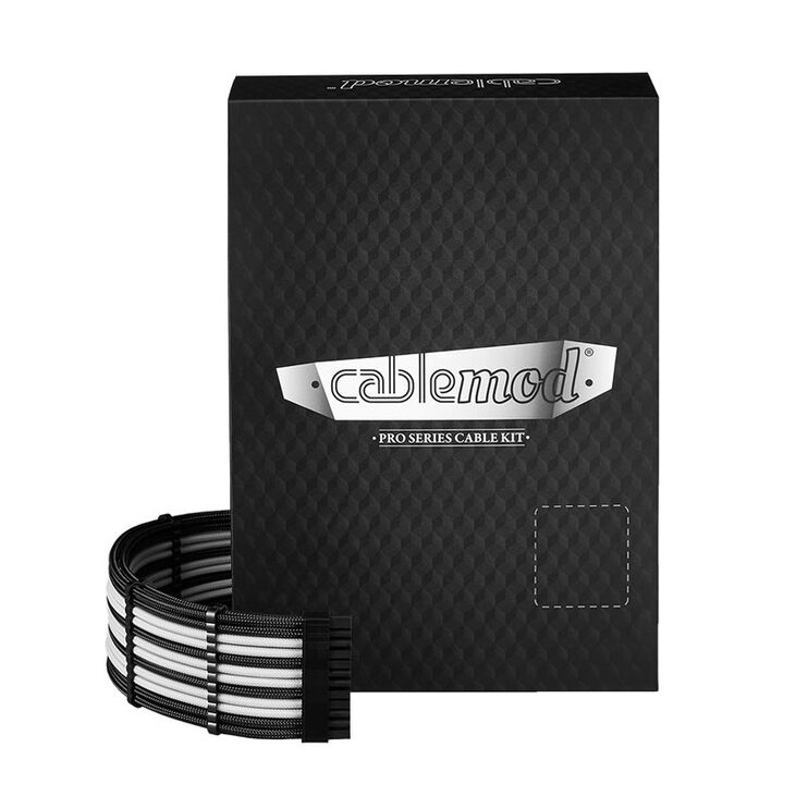CableMod C-Series PRO ModMesh 12VHPWR Cable Kit for Corsair RM, RMi, RMx (Black Label) - black/white image number 3