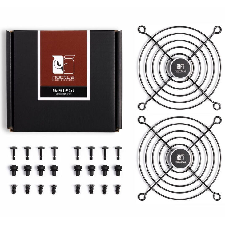 Noctua NA-FG1-9 Sx2 Fan Grill 92 mm - black image number 0