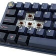 Ducky One 3 Cosmic Blue SF Gaming Tastatur, RGB LED - MX-Brown (US) image number null