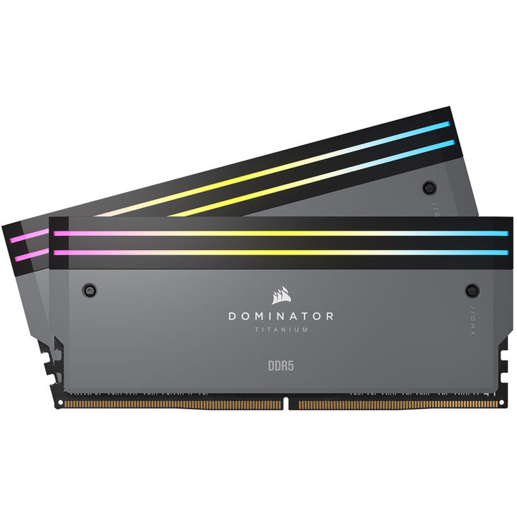Corsair Dominator Titanium DDR5-6000 RAM, CL30, EXPO - 64 GB Dual-Kit, grey image number 1