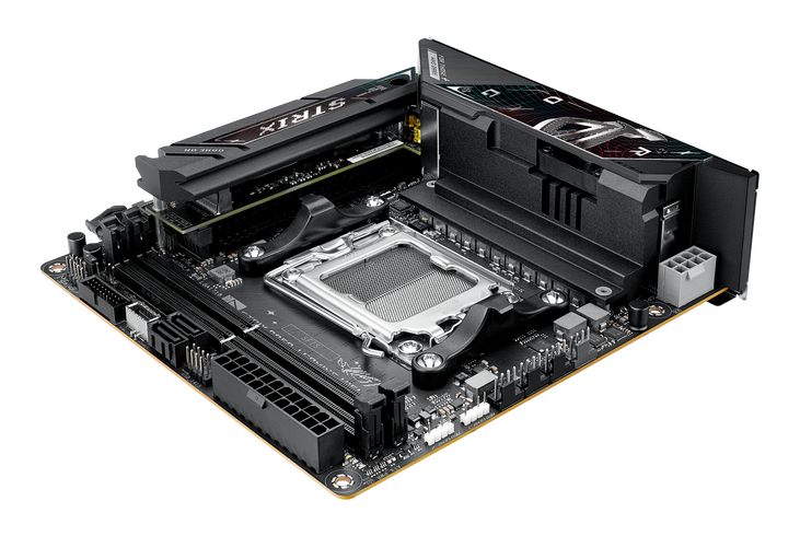 ASUS ROG STRIX B850-I Gaming WiFi Mainboard, Sockel AM5, AMD B850, Mini-ITX, DDR5 image number 6