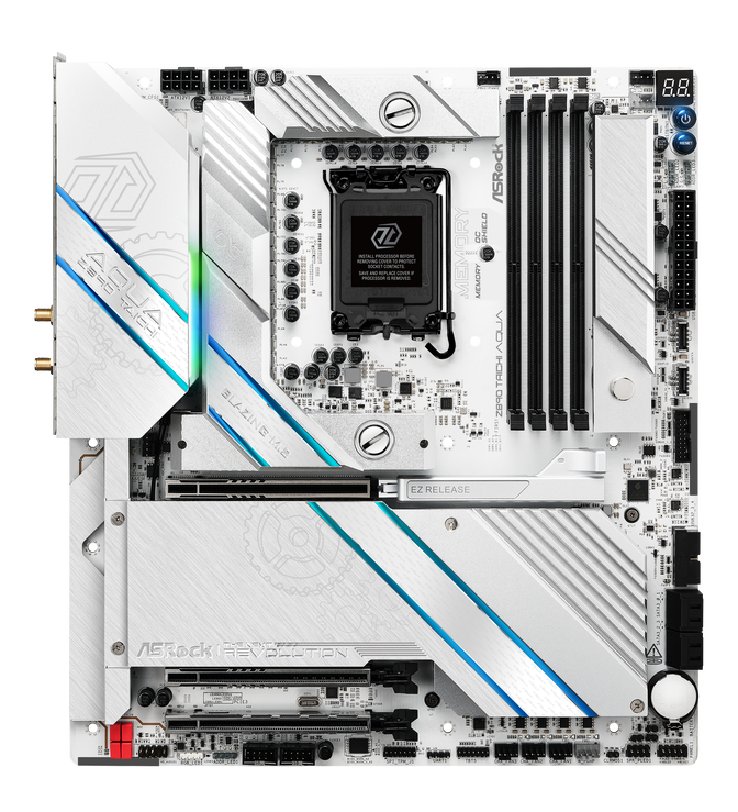 ASRock Z890 Taichi AQUA Mainboard, Sockel LGA 1851, Intel Z890, E-ATX, DDR5 image number 3