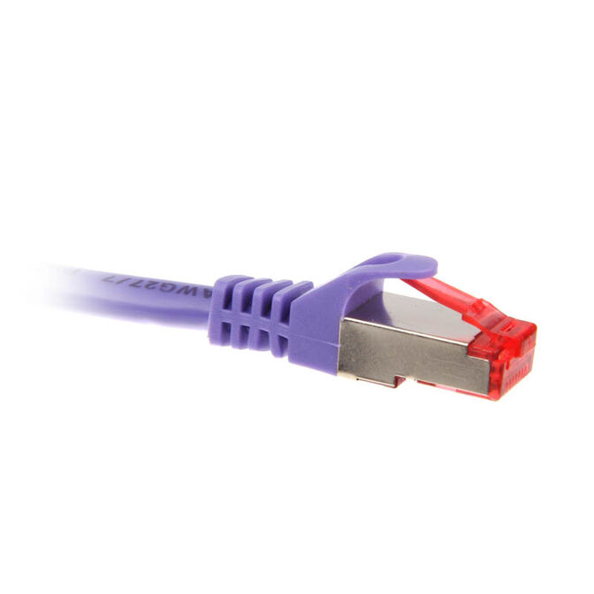 InLine Patch Cable Cat.6, S/FTP (PiMf), 250MHz, violet - 0.5m image number 2