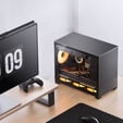 Jonsbo D32 PRO Black PC-Geh&auml;use, Mini-Geh&auml;use, mATX, Tempered Glass - schwarz image number null