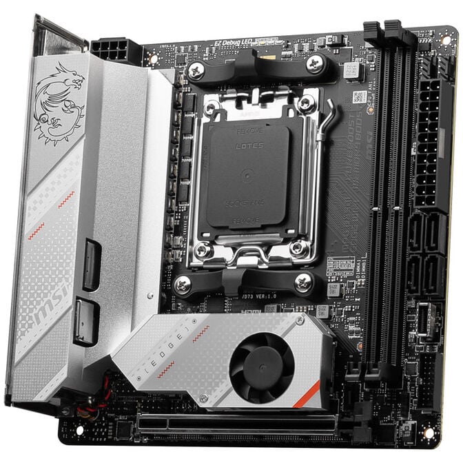 MSI MPG B650I Edge WiFi, Sockel AM5, AMD B650l, Mini-ITX - DDR5 image number 5