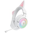 Razer Kraken Kitty V3 Pro Wireless Gaming Headset, Chroma RGB - White image number null