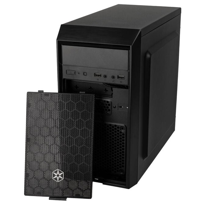 SilverStone Precision PS16 Micro-ATX Geh&auml;use - schwarz image number 3