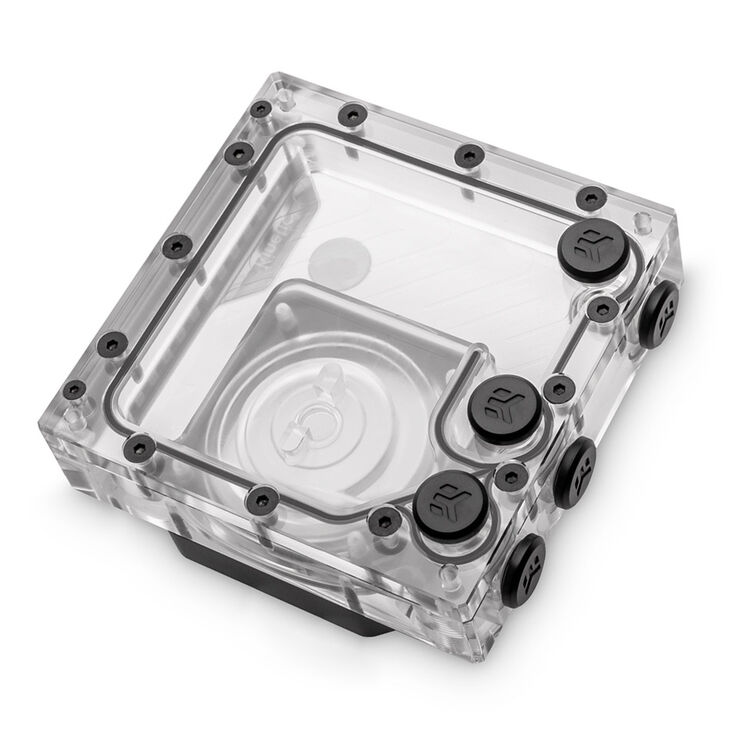EK Water Blocks EK-Quantum Kinetic3 FLT D5/DDC Ausgleichsbehälter - 120mm, D-RGB, Acryl image number 0