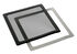 DEMCiflex Staubfilter 230mm, quadratisch - schwarz/schwarz image number null
