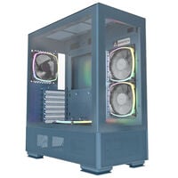 Montech SKY TWO, Mid Tower - blue