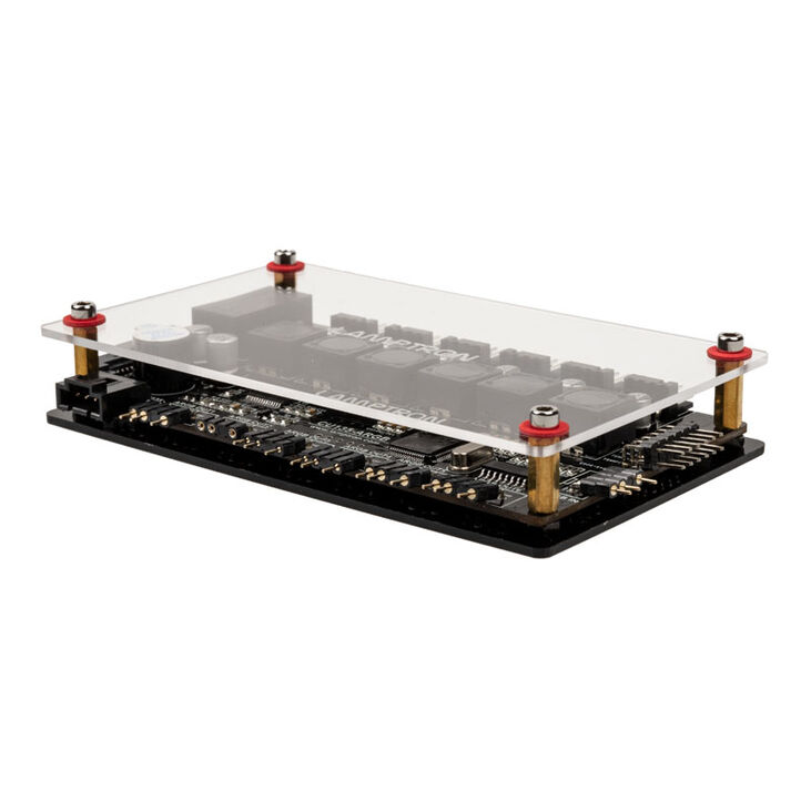 Lamptron CU135 Lüftersteuerung + RGB Controller mit Display, ARGB - schwarz image number 2