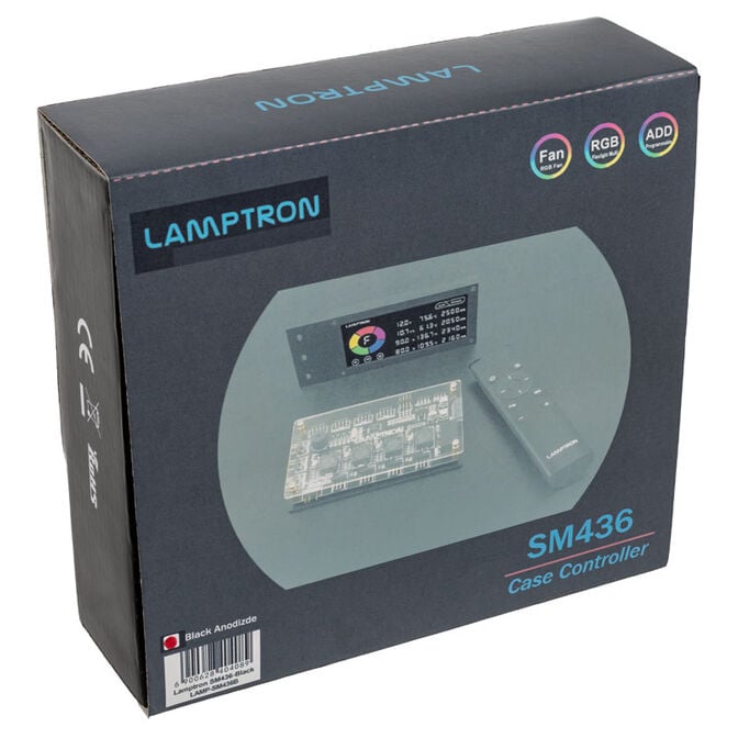 Lamptron SM436 PCI RGB-L&uuml;fter und LED-Controller - schwarz image number 5