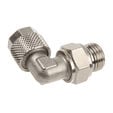Innovatek Connection 90 Degree G1/4 Inch Female Thread to 10/8mm - Silver image number null