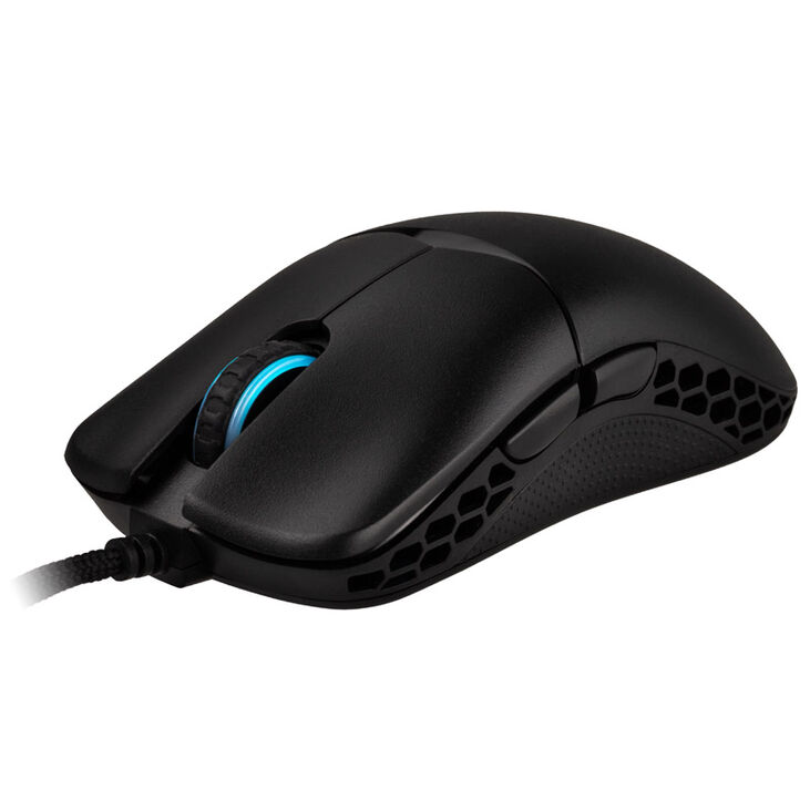 Ducky Feather Gaming Maus, ARGB - Huano Switches, schwarz image number 1