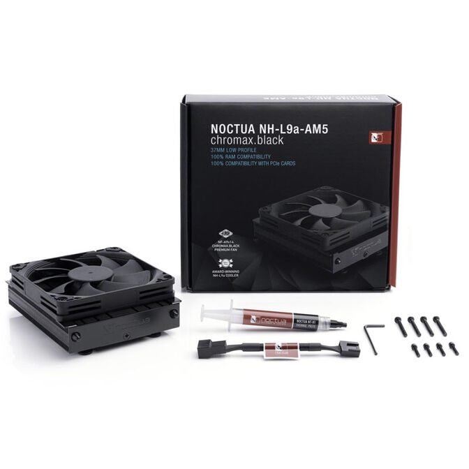 Noctua NH-L9a-AM5 chromax.black Low Profile CPU-K&uuml;hler - 92mm image number 4