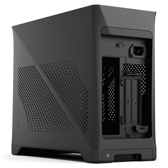 Fractal Design Era 2 Mini-ITX Case, Walnut Wood Panel &ndash; Grey image number 9
