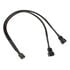 Kolink 1-2 PWM fan splitter cable - 35 cm, braided, black image number null