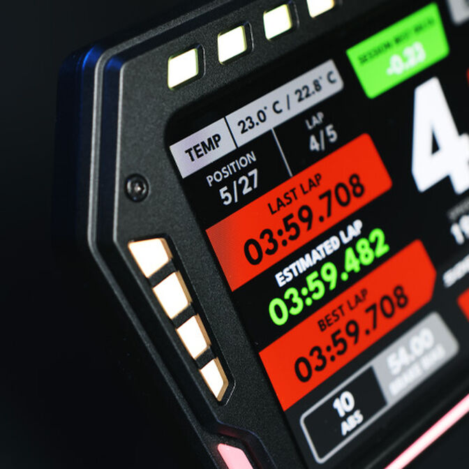 SOELPEC XR-7 Display, Simracing-Touchscreen, RGB-Telemetrie - schwarz image number 3