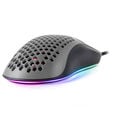Arozzi Favo Ultra Light Gaming Mouse - black/grey image number null