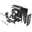 Antec Flux Pro PC case, full tower, E-ATX, tempered glass &ndash; black image number null